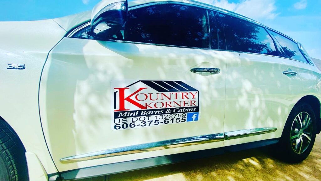 Custom Vehicle Magnets – Set of 2 Magnets – Durable, Weatherproof & Easy to Apply