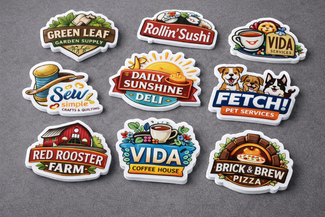 Custom Die Cut Stickers – Durable, Weatherproof & Fully Personalized ...