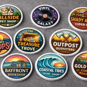 Custom Circle Stickers – Durable, Weatherproof & Fully Personalized