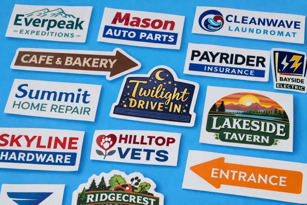 Custom Kiss Cut Stickers – Durable, Weatherproof & Fully Personalized