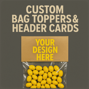 Custom Bag Toppers / Header Cards